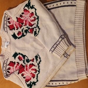 Topshop embroidered sweater